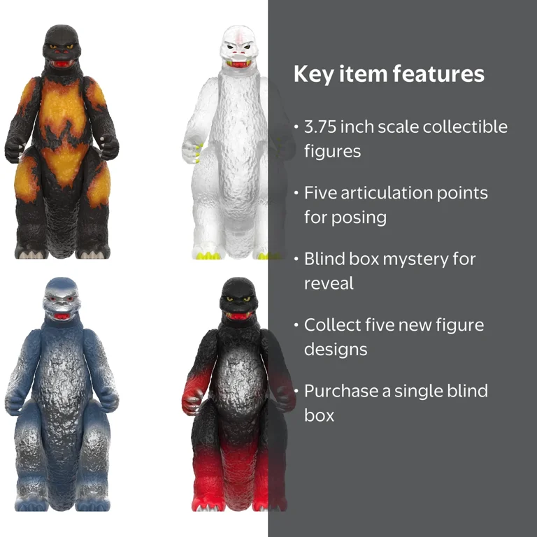 Godzilla, Blind Box Wave 04, V2, 3.75‚Äù scale, Individual