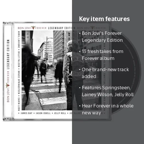 Bon Jovi - Forever (Legendary Edition) - Music & Performance - CD