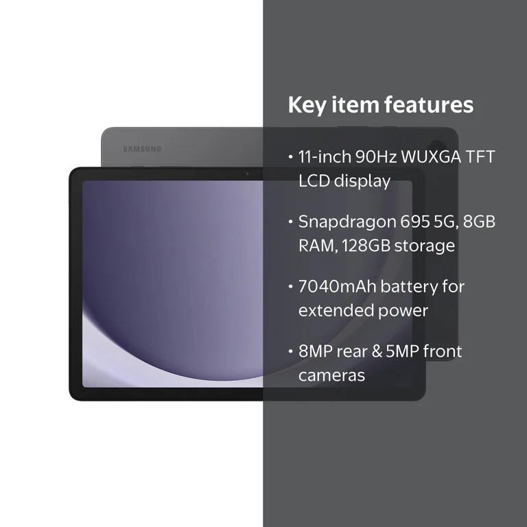 SAMSUNG Galaxy Tab A9+ Plus (128GB, 8GB) 11.0