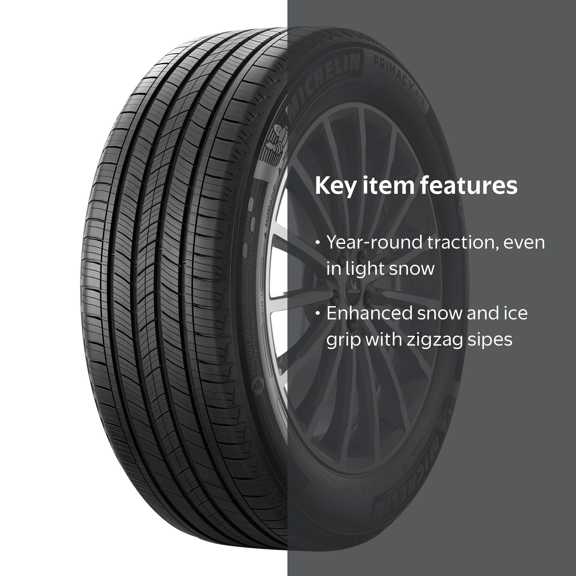 Michelin Primacy A/S 245/45R18 96V Passenger Car Tire - Walmart.com