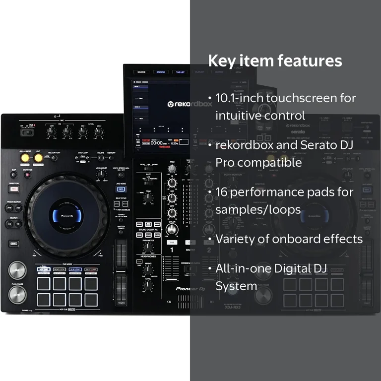 Pioneer DJ XDJ-RX3 All-in-One Digital DJ System with 10.1