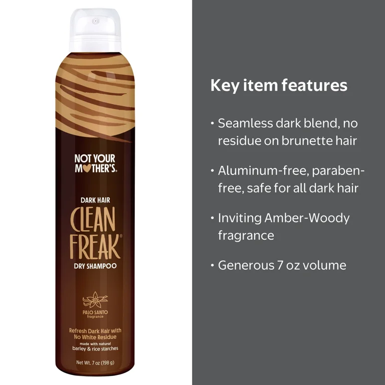 Not Your Mother's, Dry Shampoo, 7 oz, Dark Hair Shades - Walmart.com