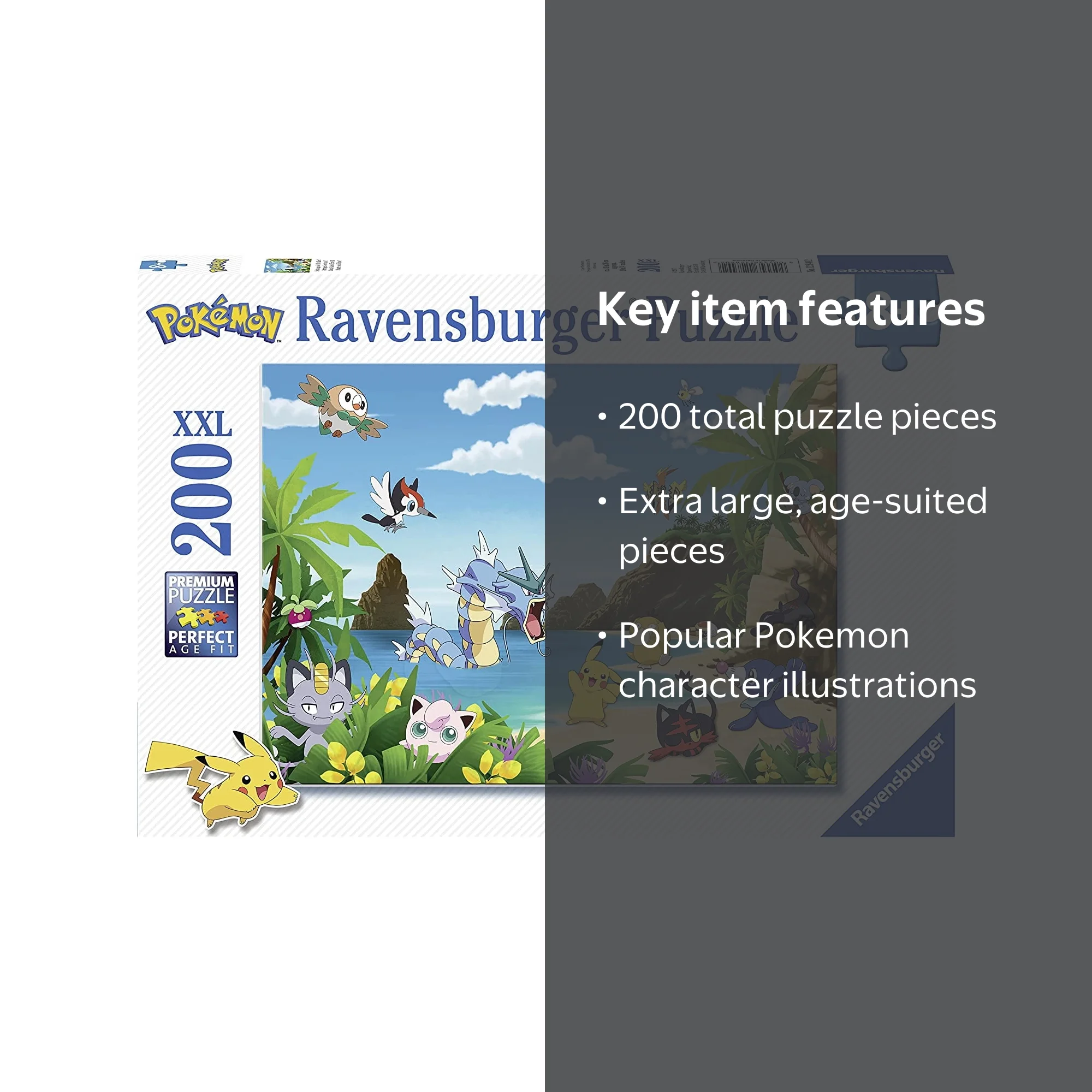Ravensburger Pokemon Jigsaw Puzzle for Kids - 200 XXL Pieces