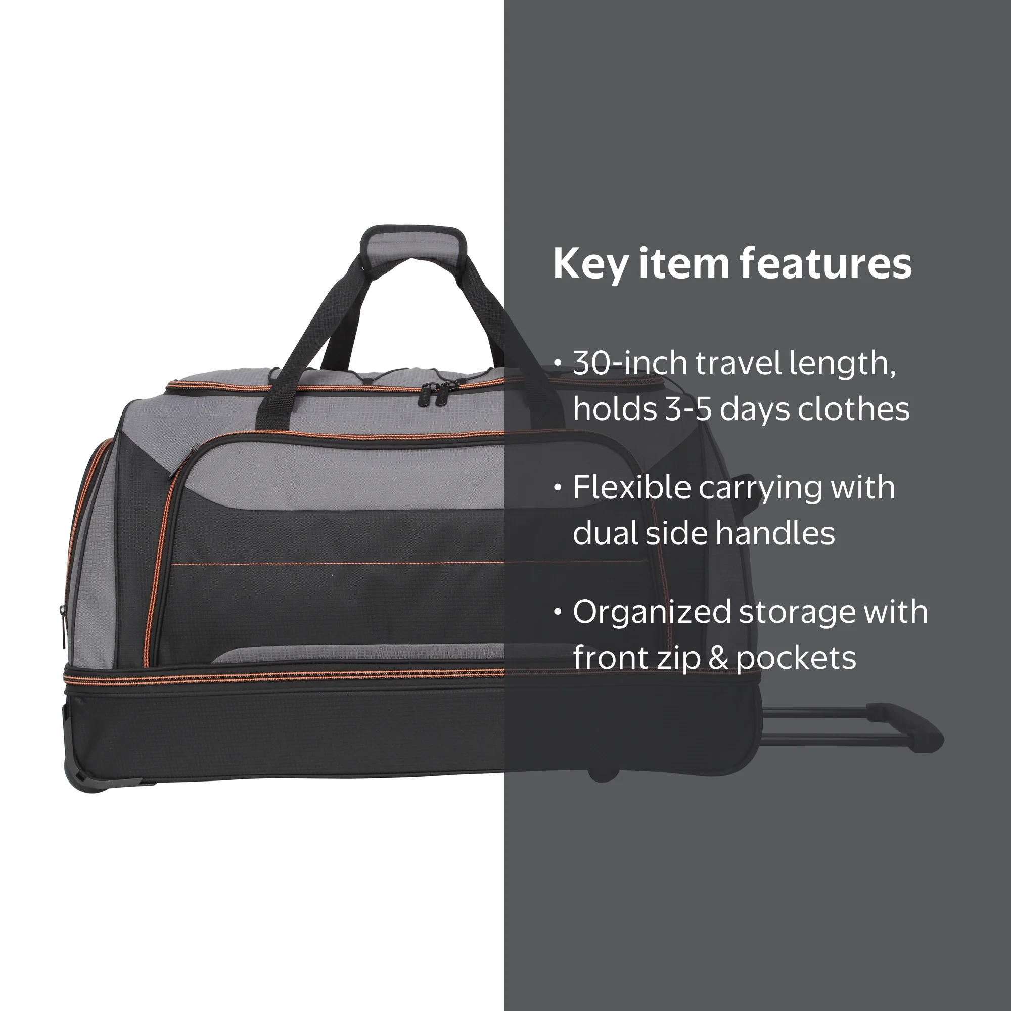 cake travel duffel bag gray 6831630 Kelty 28 Inch Extra Large 78 Liter Capacity Sports, Bag, Pockets with Shoulder Strap, Top Carry Handle are sold from abroad and may differ from local products Hex Tech 29L Duffel Bag
