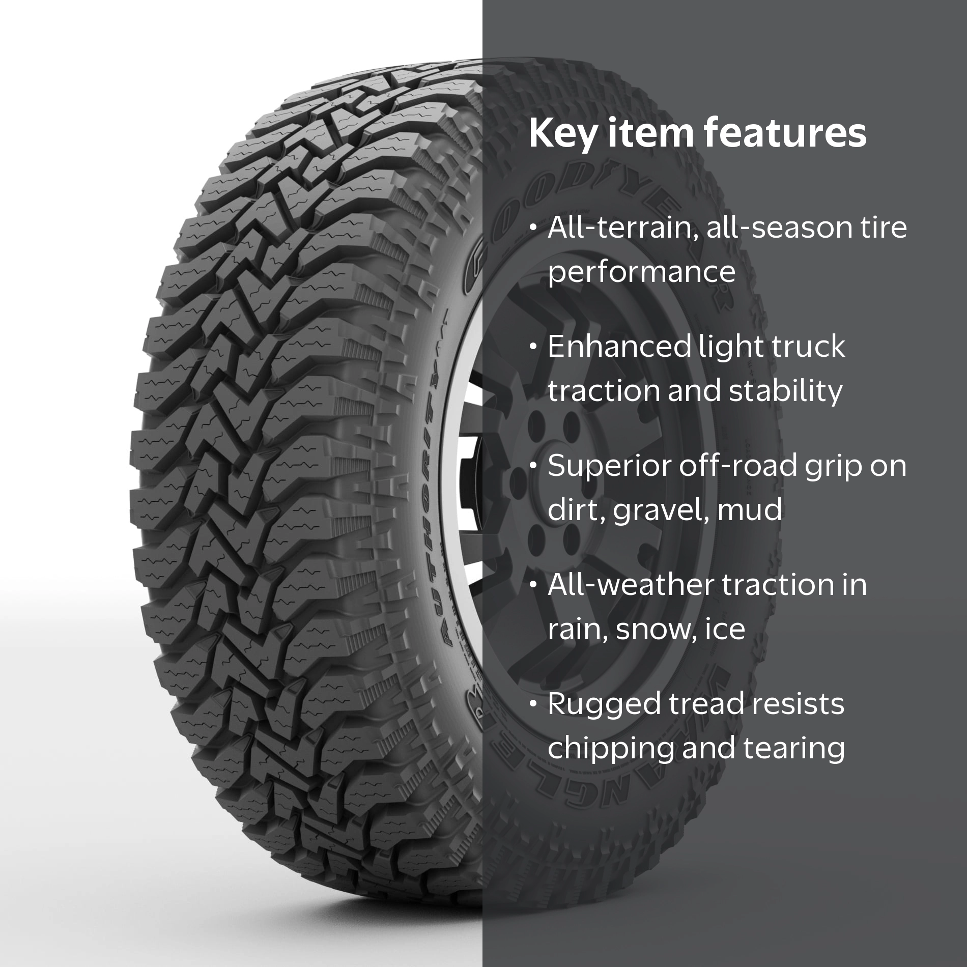 Goodyear Wrangler Authority A/T LT265/75R16 123Q All-Terrain Tire