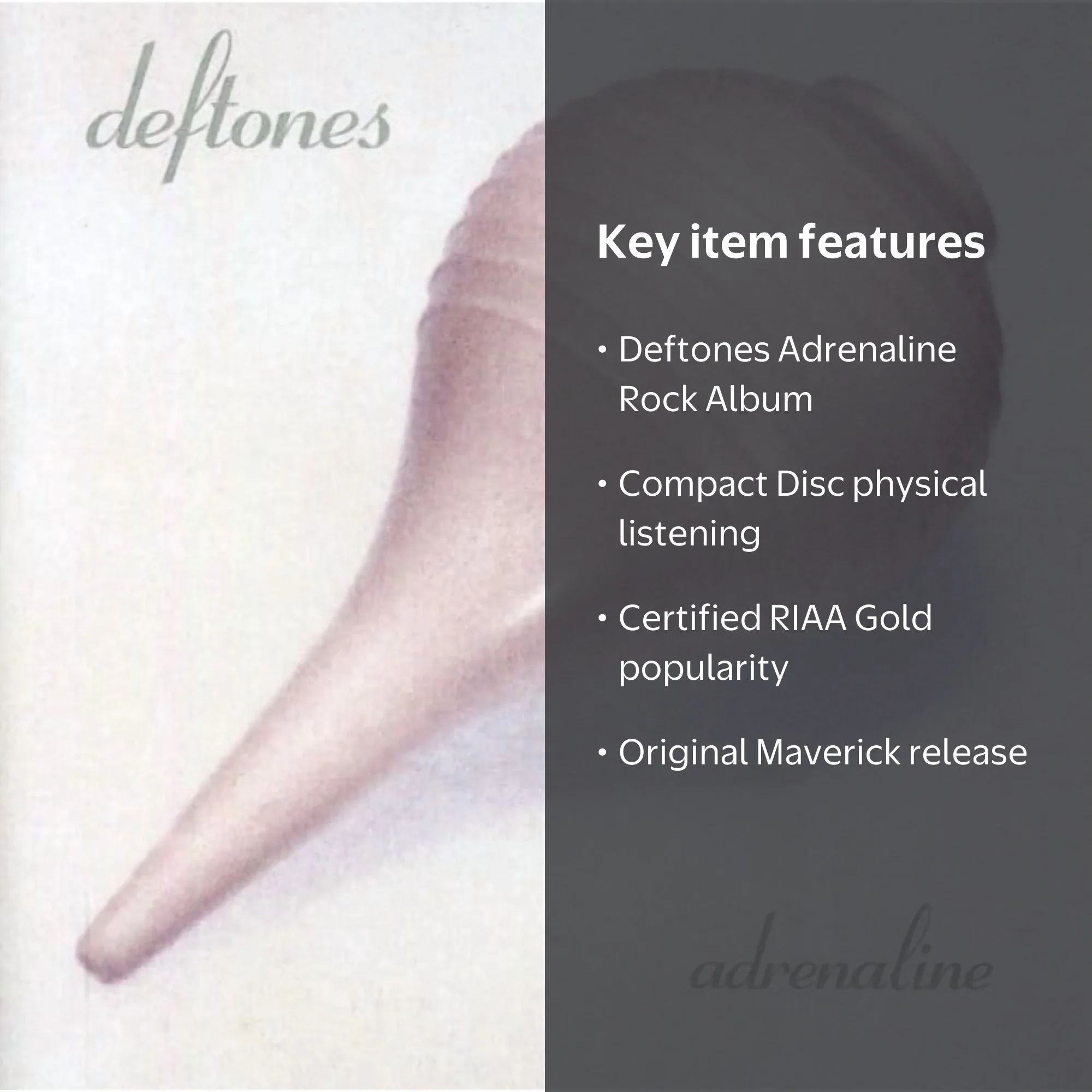 Deftones - Adrenaline - Music & Performance - CD - Walmart.com