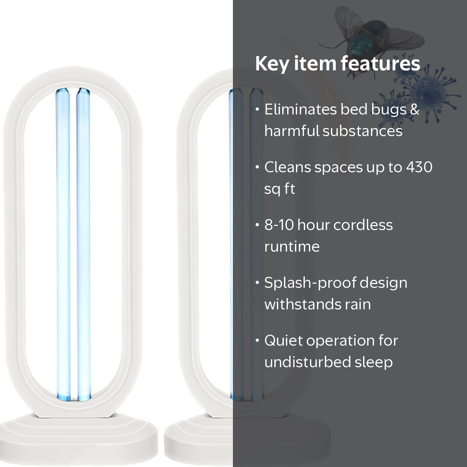 Lumivyx Haloclean Uv with Remote Control, 3-Speed Adjustment