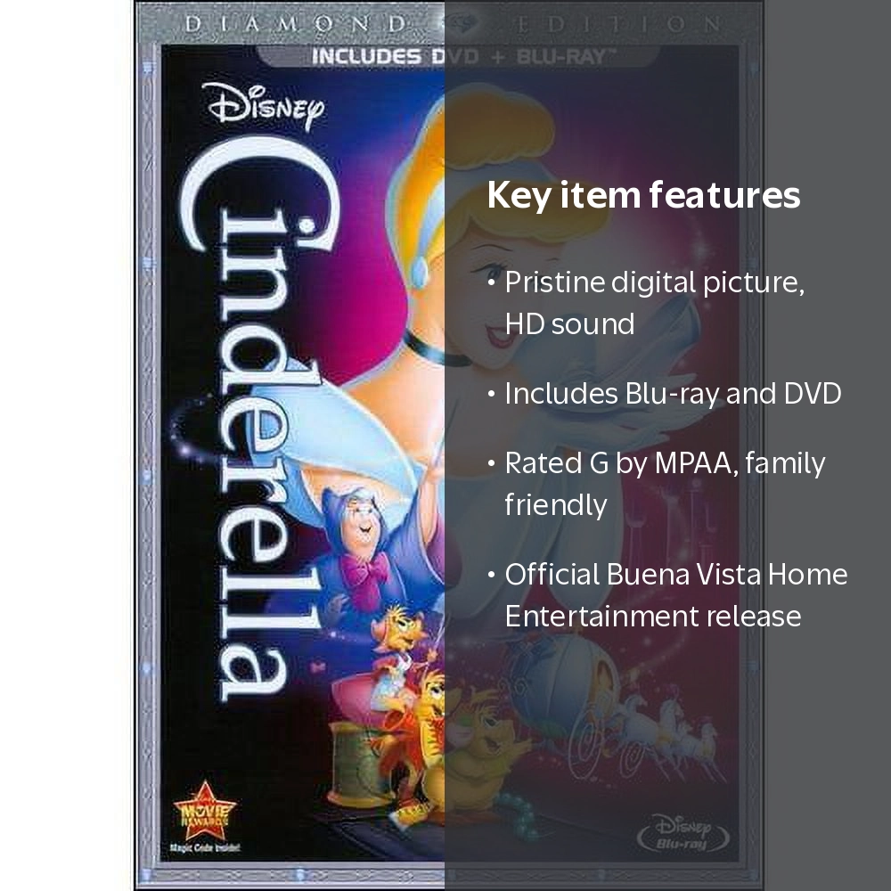 Cinderella (Diamond Edition) (DVD + Blu-ray) - Walmart.com