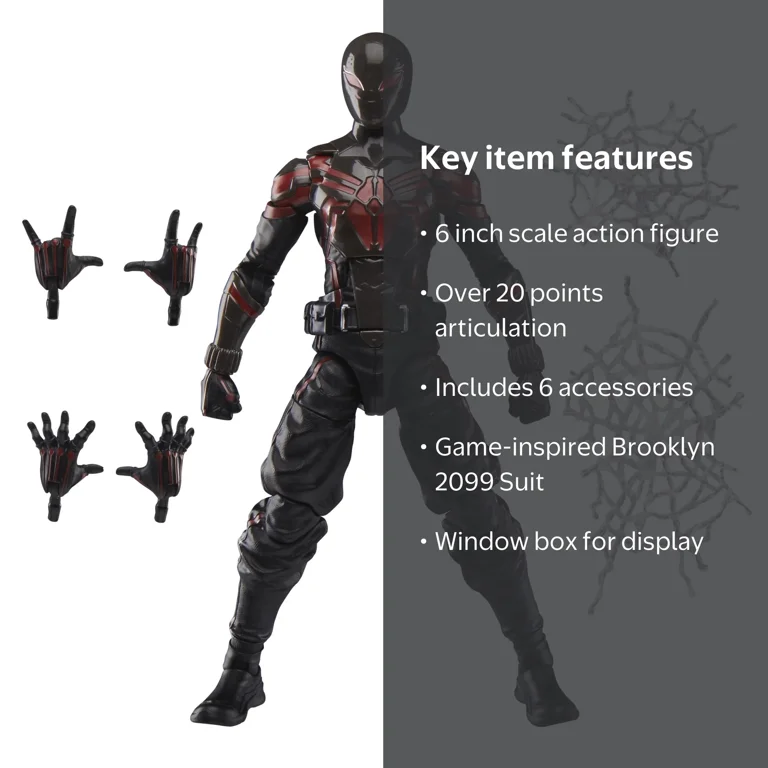 Spider-Man Marvel Legends Series Miles Morales Brooklyn 2099 Suit