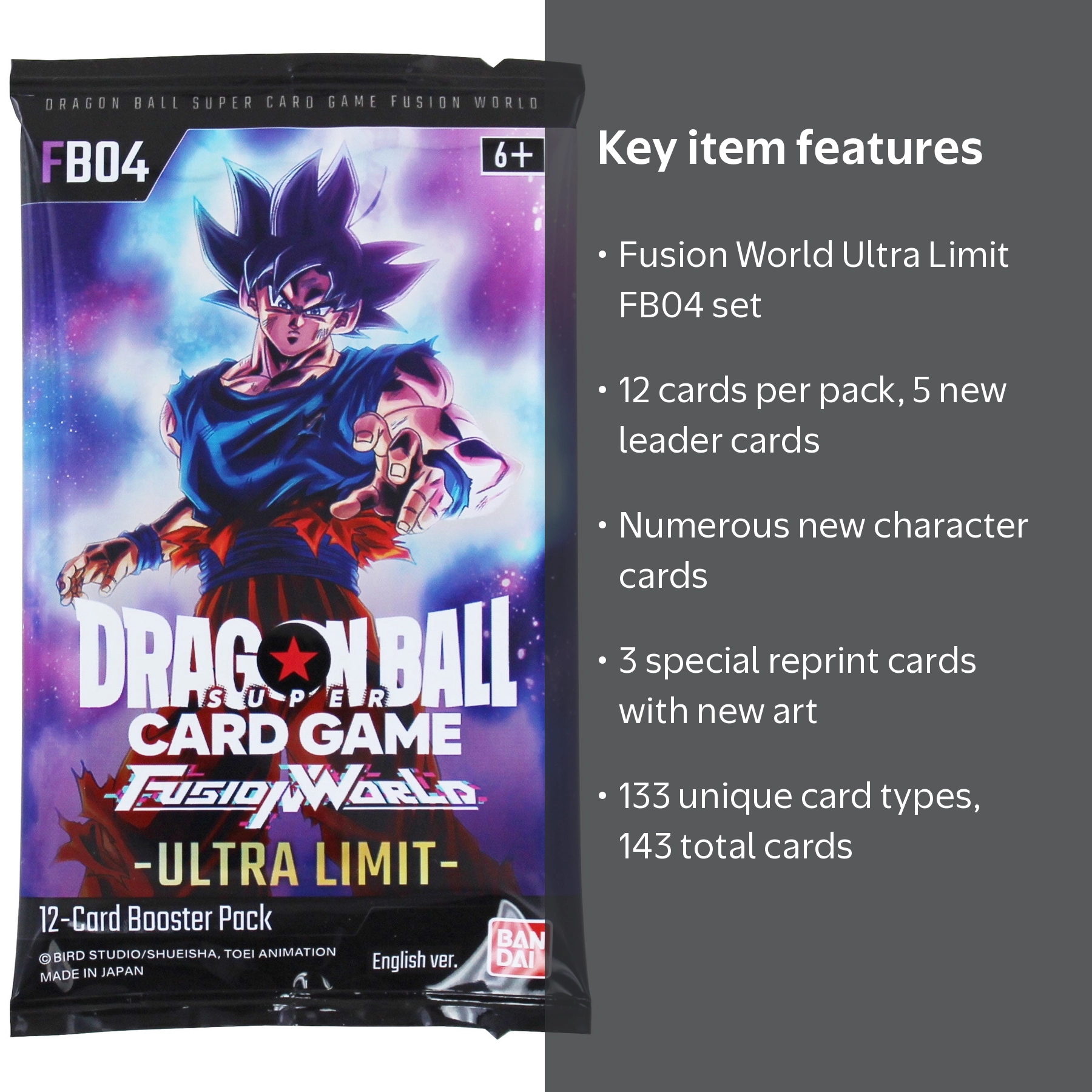 BANDAI HOBBY, Trading Cards, Fusion World Ultra Limit FB04, 12