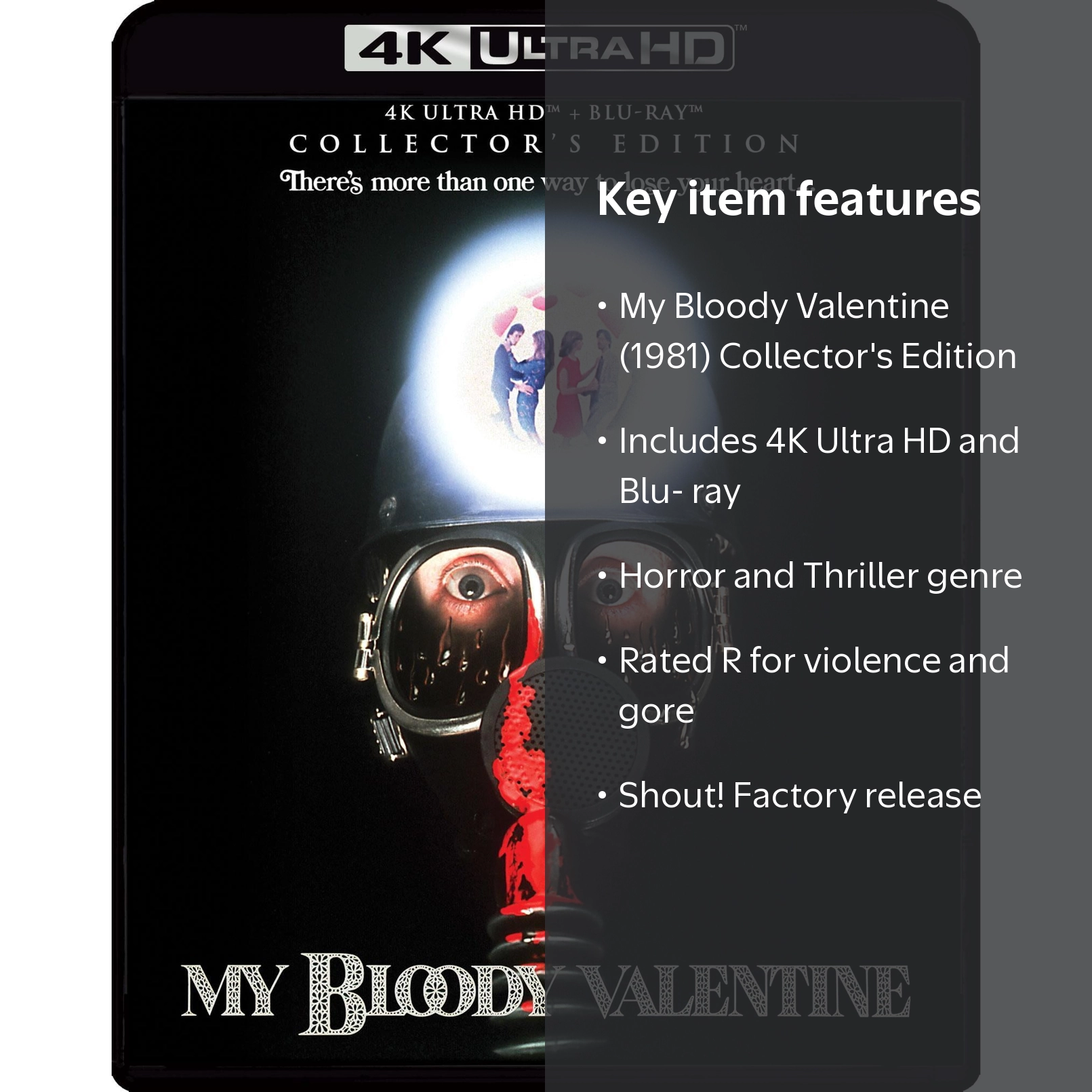 SDS, My Bloody Valentine Collector's Edition 4K Ultra HD Blu-ray
