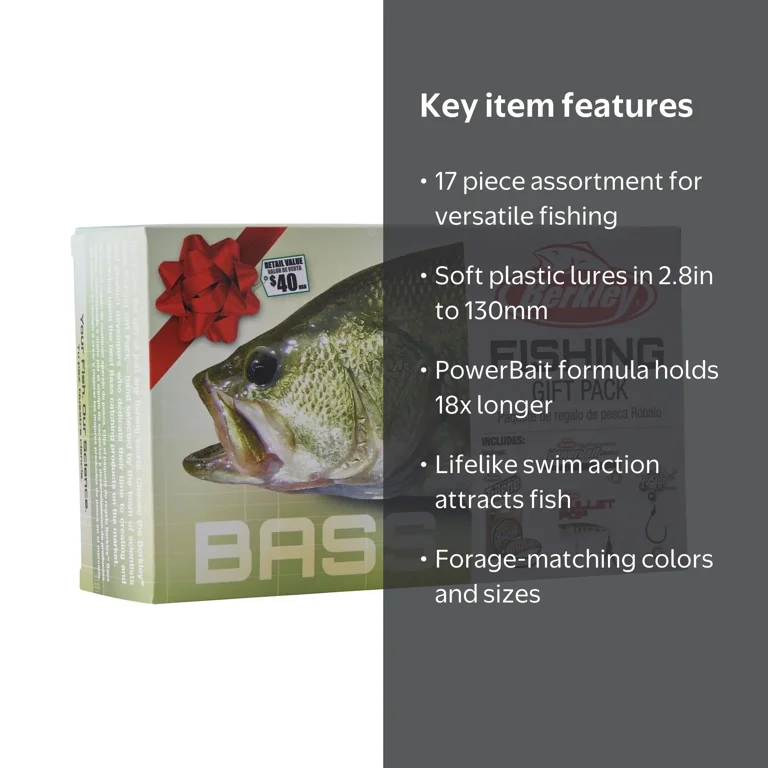 berkley bass fishing gift pack Fish  Jim's Bait & Tackle Each is rigorously tested and improved upon through a scientific process until the team is confident in it Berkley Bass Fishing Gift Pack