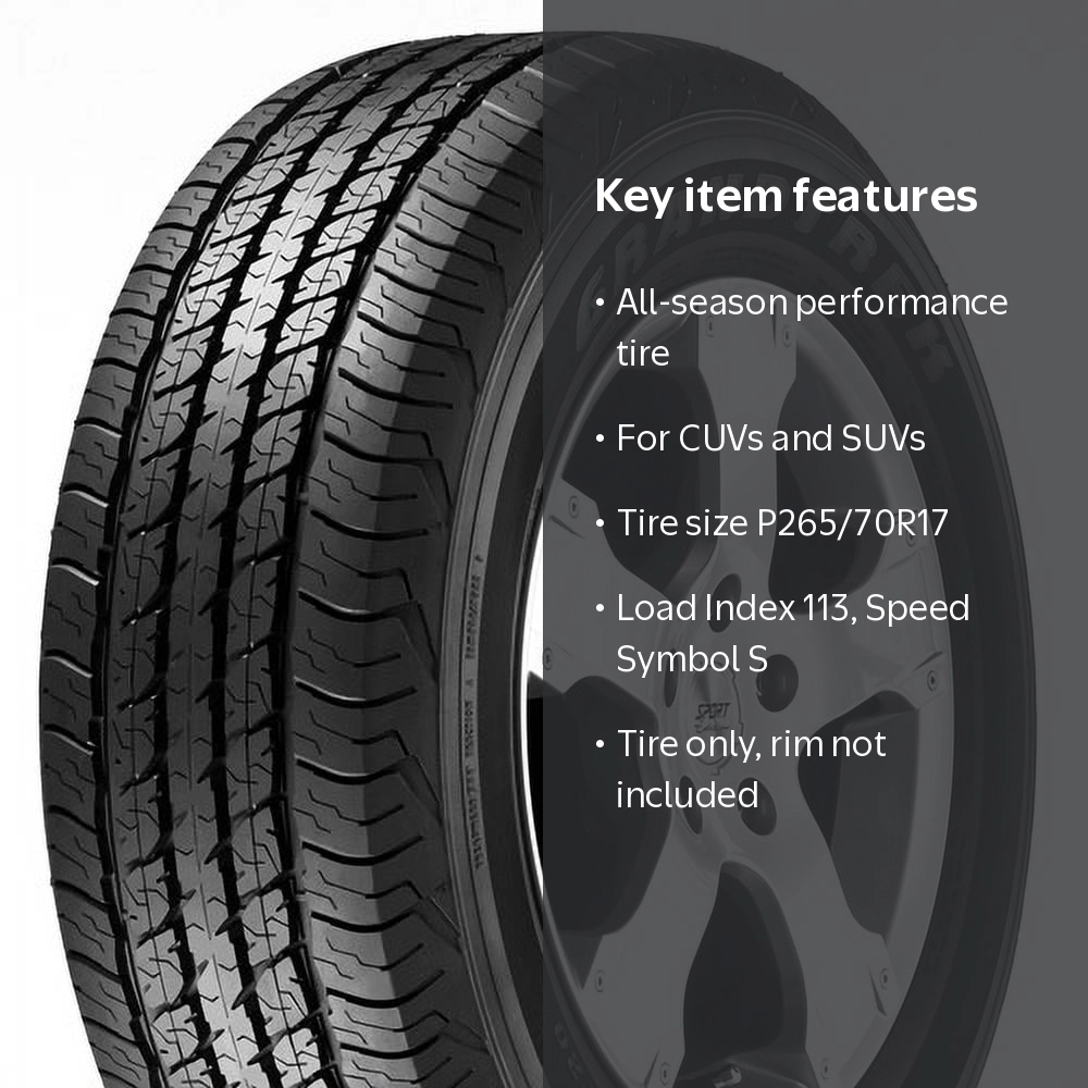 Dunlop Grandtrek AT20 265/70R17 113 S Tire - Walmart.com