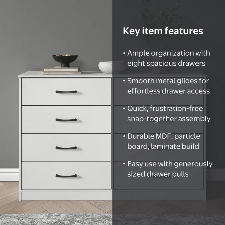 Mainstays Ardent 8 Drawer Dresser, 53