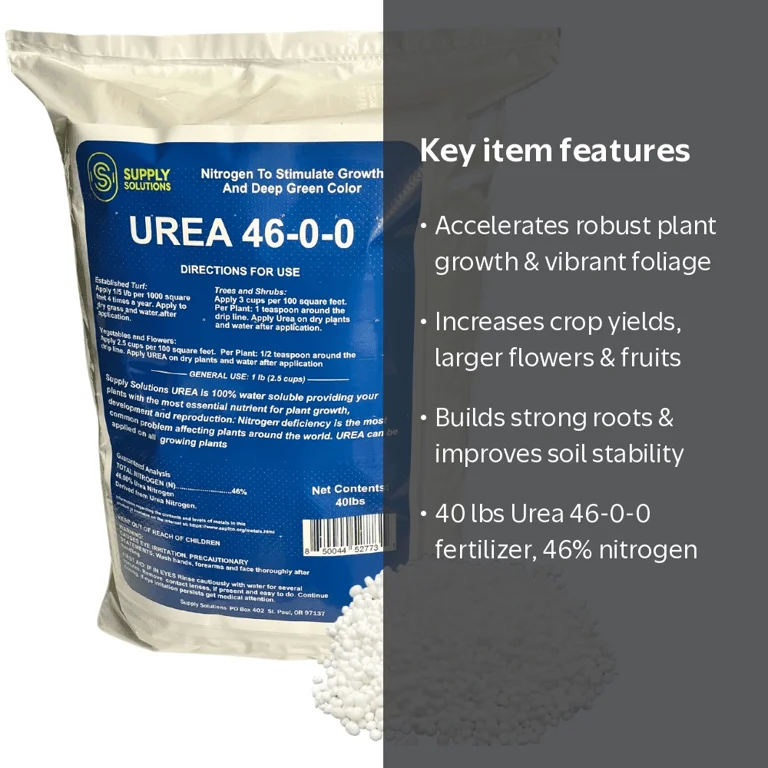 Supply Solutions Urea Nitrogen Organic Indoor Outdoor Lawn Fertilizer