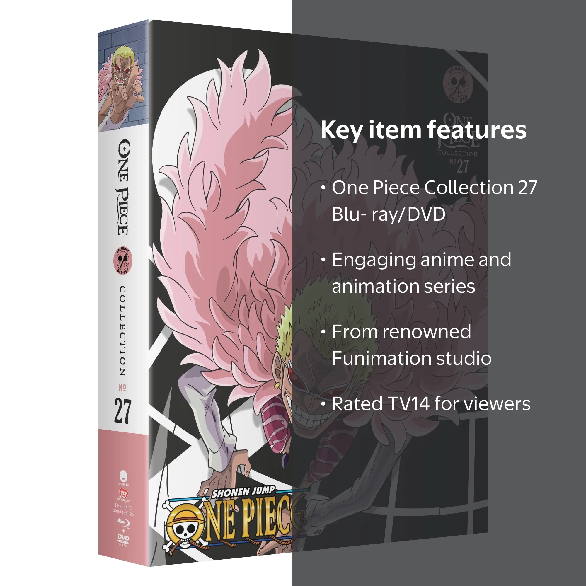 Funimation Prod One Piece: Collection 27, Anime Movie, English Blu