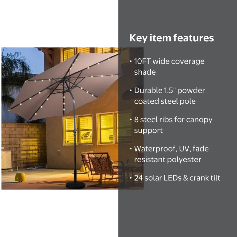 6 7 foot patio umbrellas HOMSHADE 10ft Solar LED Cantilever Umbrella with Base Included, Premium 220GSM Solution-Dyed Fabric, 5-Year Fade-Resistant, 30 MPH Windproof, 45 Infinite Tilt for Backyard, Deck, Pool (Red) : Patio, Lawn Securing your umbrella is easy with weighted base sets that keep your umbrella upright Best Choice Products 10ft Solar
