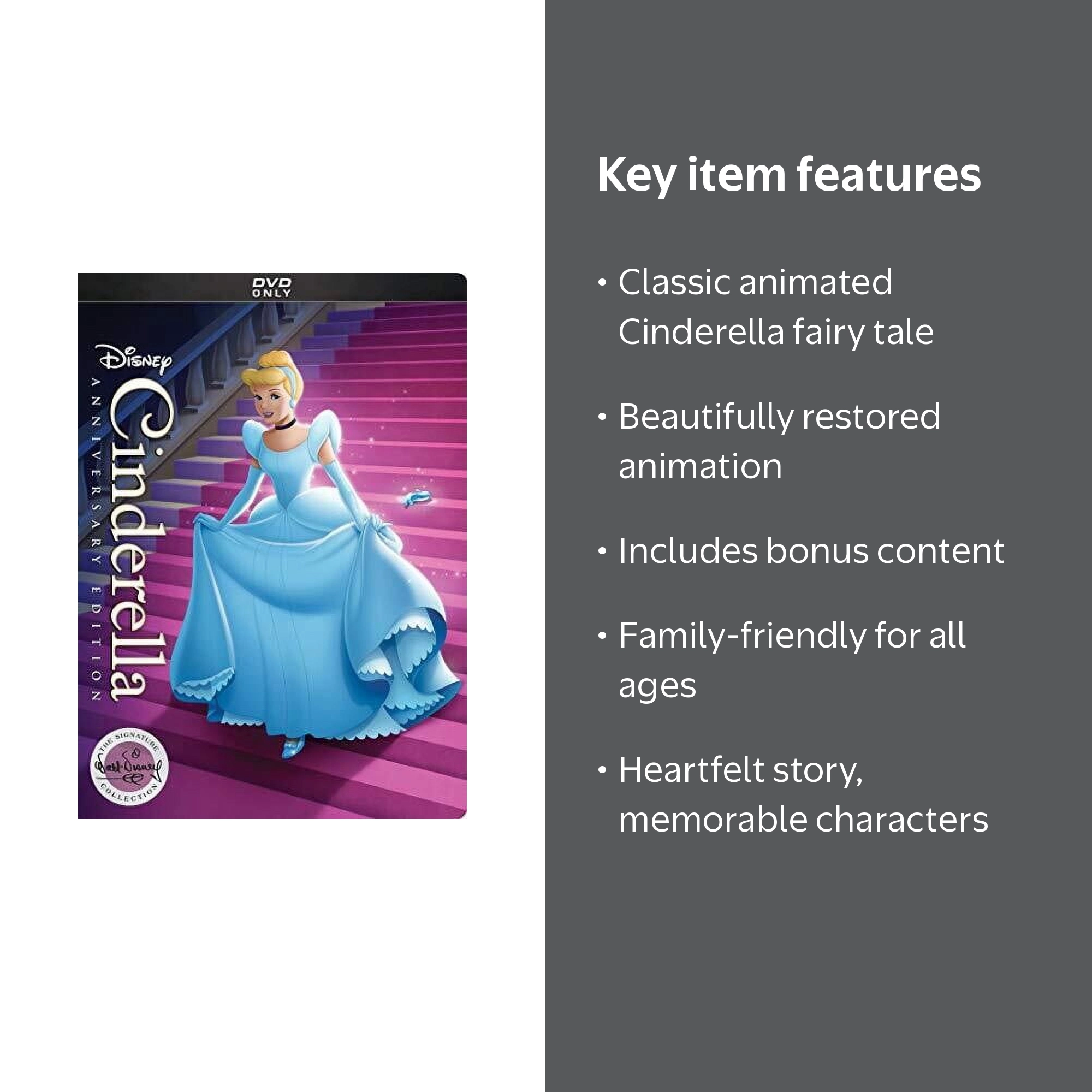 Walt Disney's Cinderella Signature Collection: Princess Movie (DVD