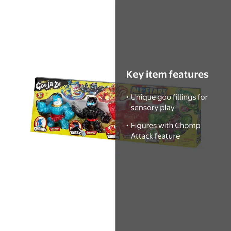 Walmart Exclusive Heroes of Goo Jit Zu All Stars 4-Pack: Thrash