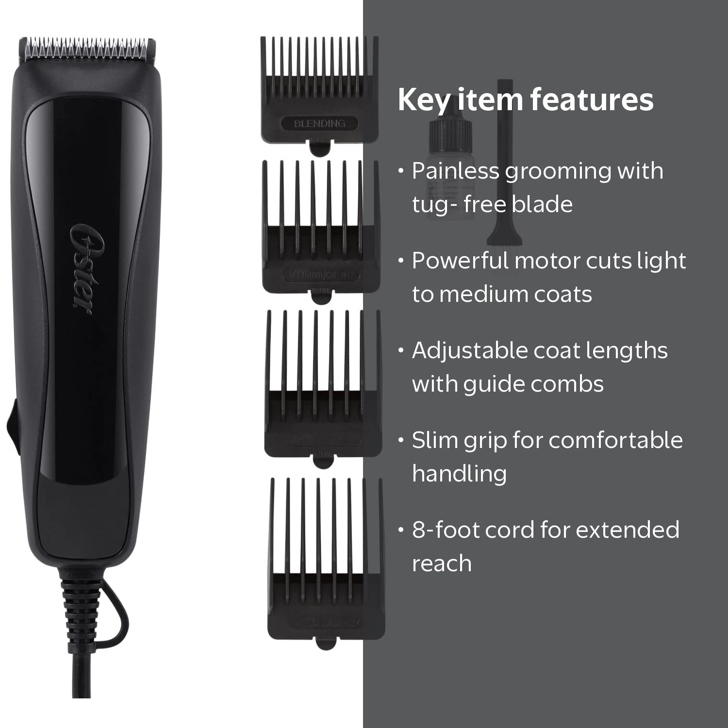 Oster, Calm Clips Medium Duty Clipper, for Dogs & Cats, Model