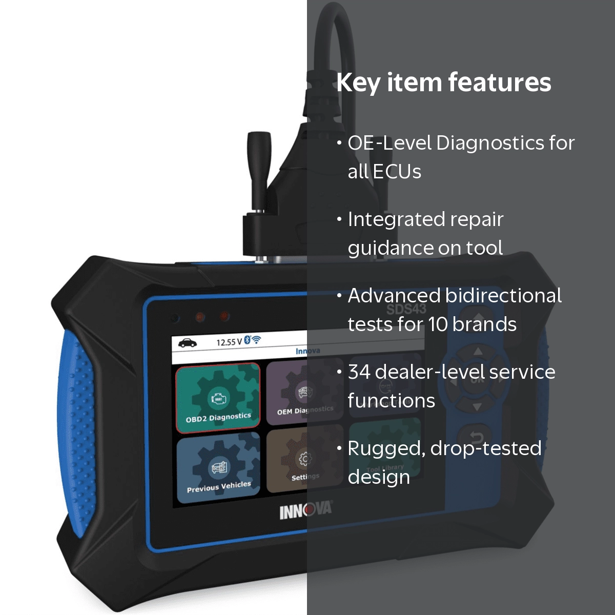 Innova Electronics SDS43 - OE-Level Diagnostic Tablet - Walmart.com