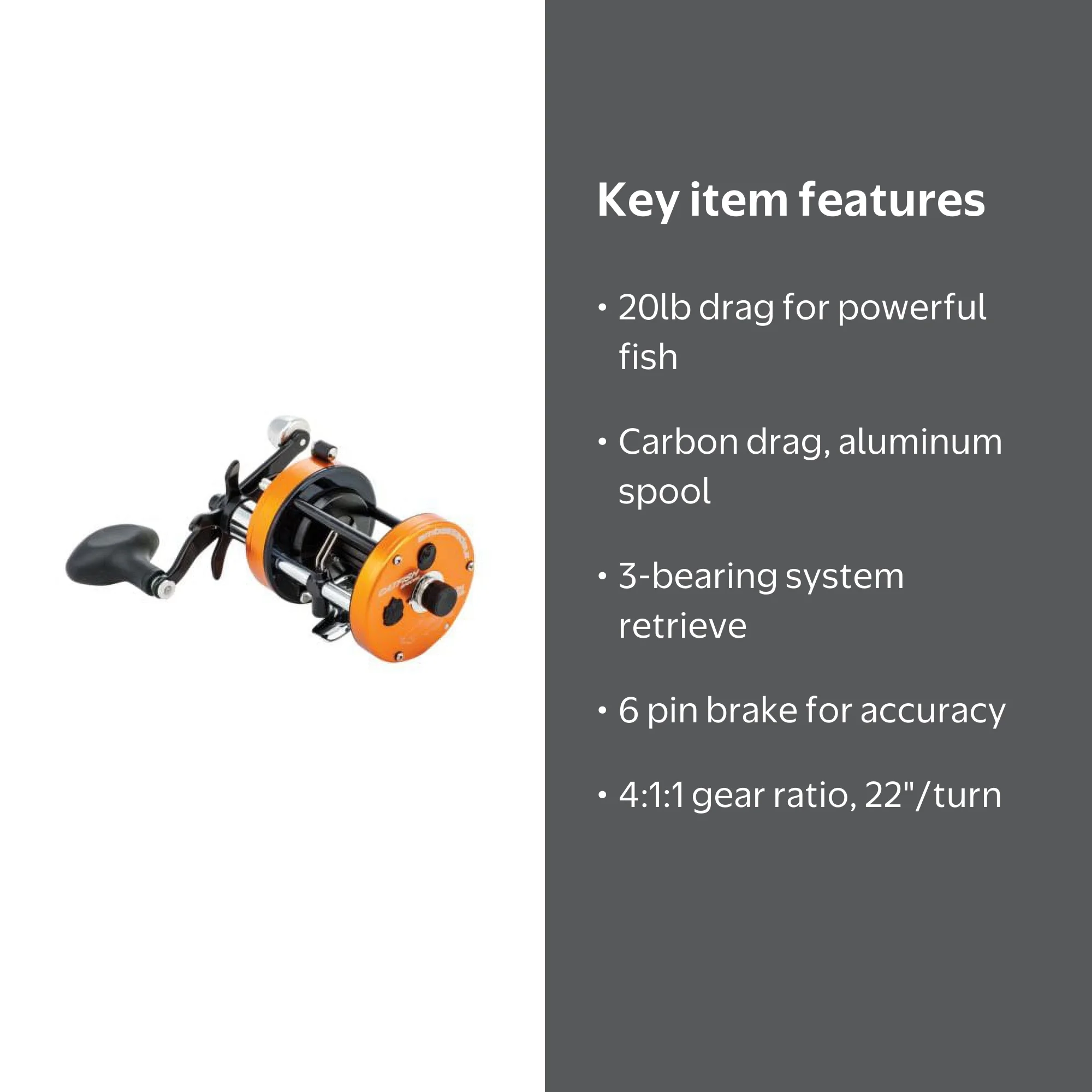 Abu Garcia C3-7000CATSPC Ambassadeur Catfish Special Round