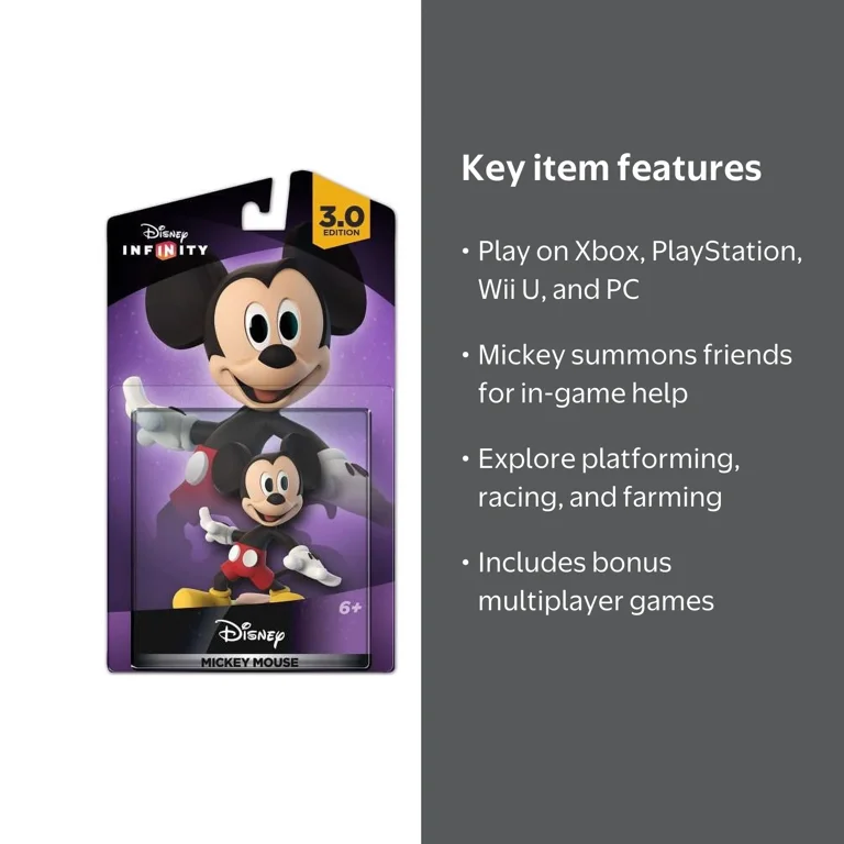 Disney Infinity 3.0: Mickey Mouse Figure for Xbox, PS3, PS4, Wii U