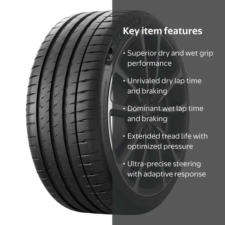 Michelin Pilot Sport 4S 265/35ZR19 (98Y) XL - Walmart.com