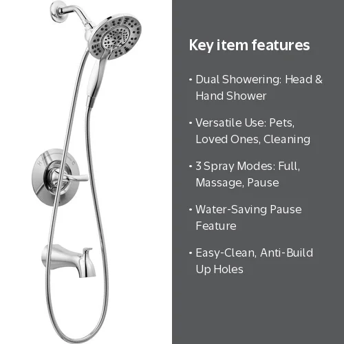 Delta Faucet, Tub and Shower Trim, 144840-I, Chrome - Walmart.com
