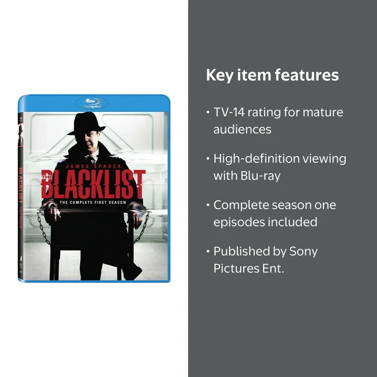 The Blacklist: The Complete First Season (Blu-ray) - Walmart.com