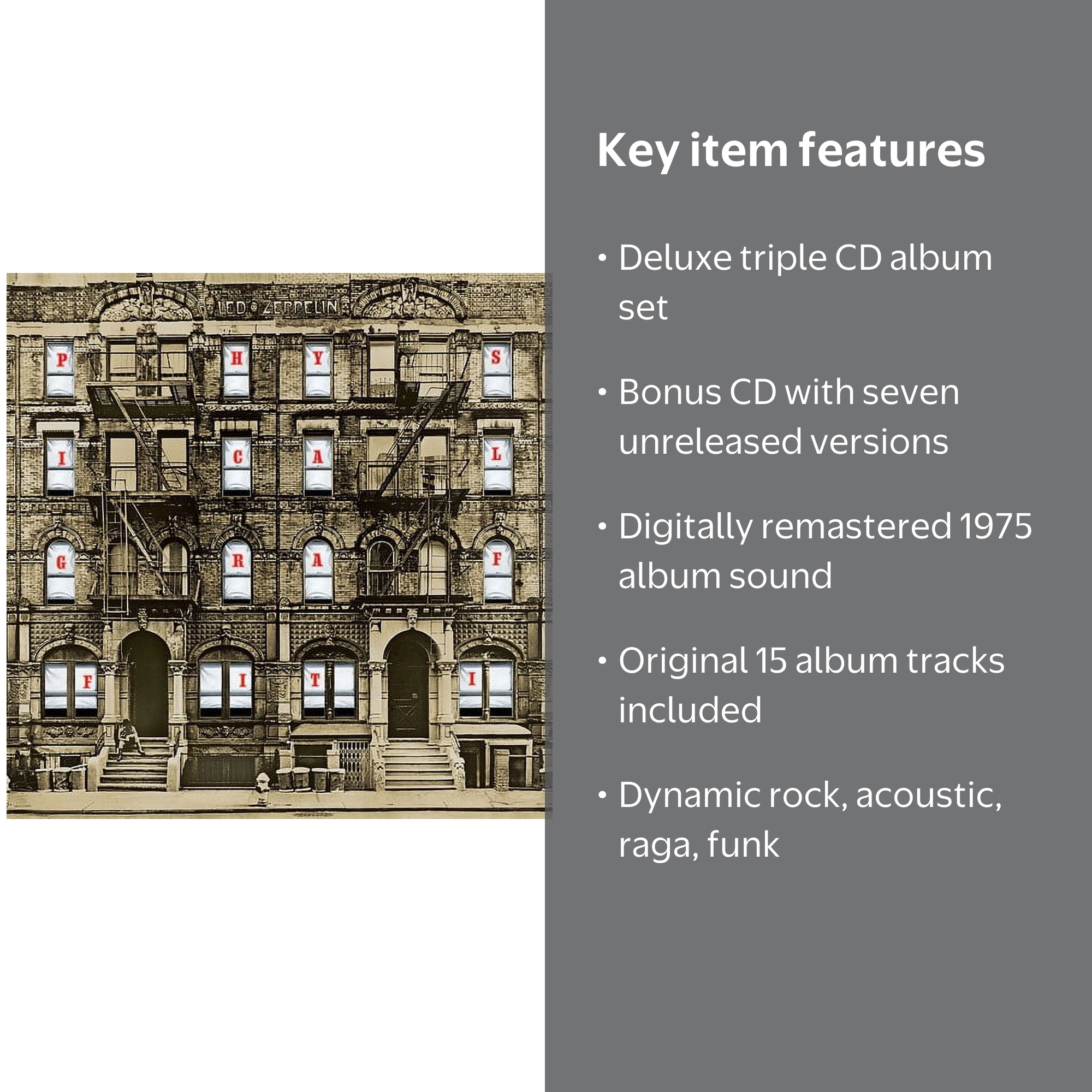 Led Zeppelin - Physical Graffiti - Music & Performance - CD