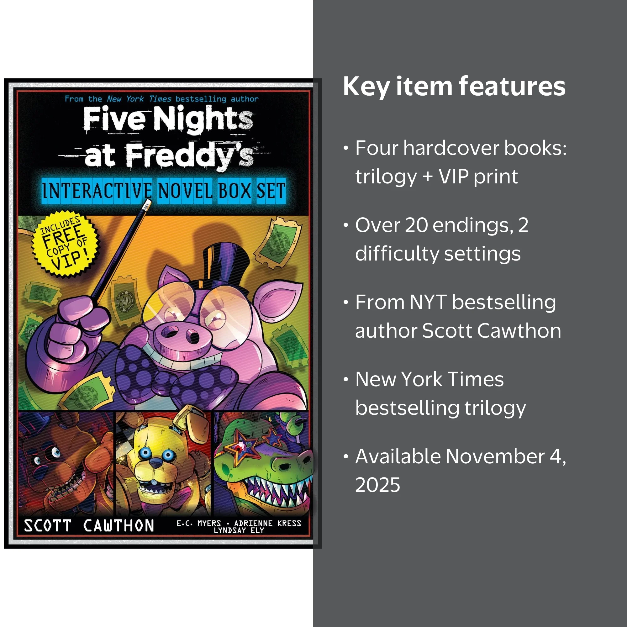 Five Nights at Freddy's Interactive Novel Box Set (Hardcover