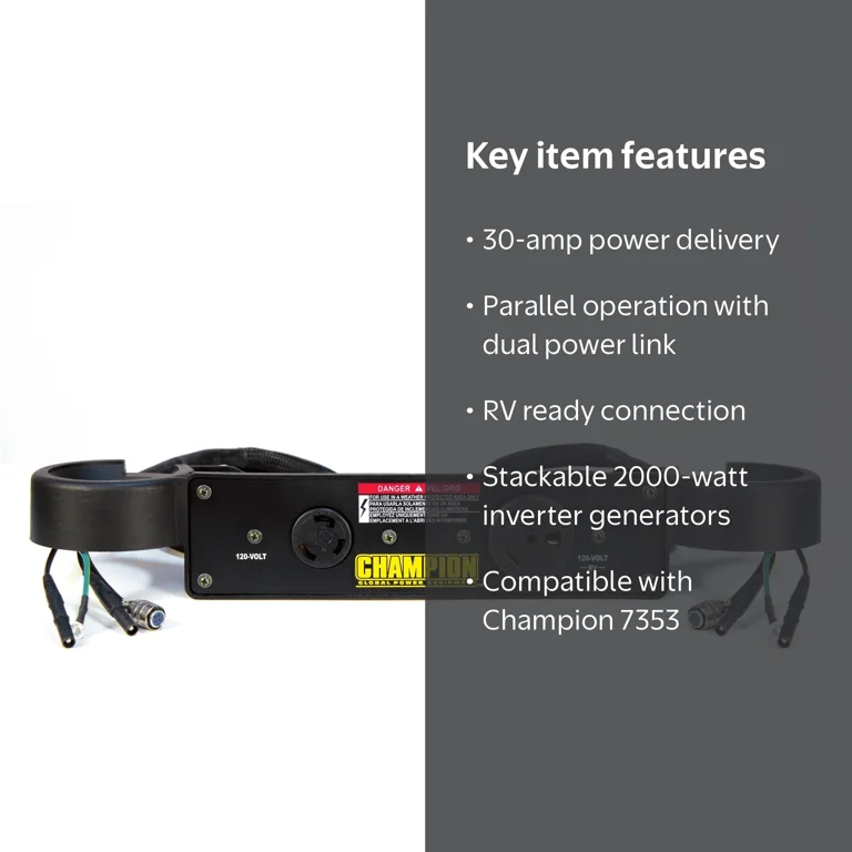 Champion 30-amp RV Ready Parallel Kit for Stackable 2000-watt