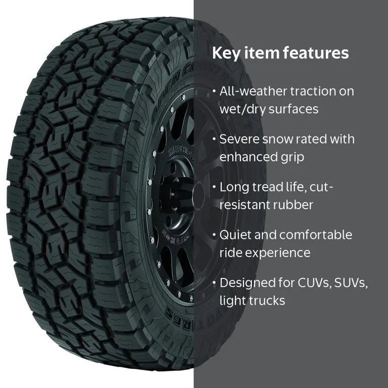 Toyo Open Country A/T III All Terrain Tire, 275/65R18, LT