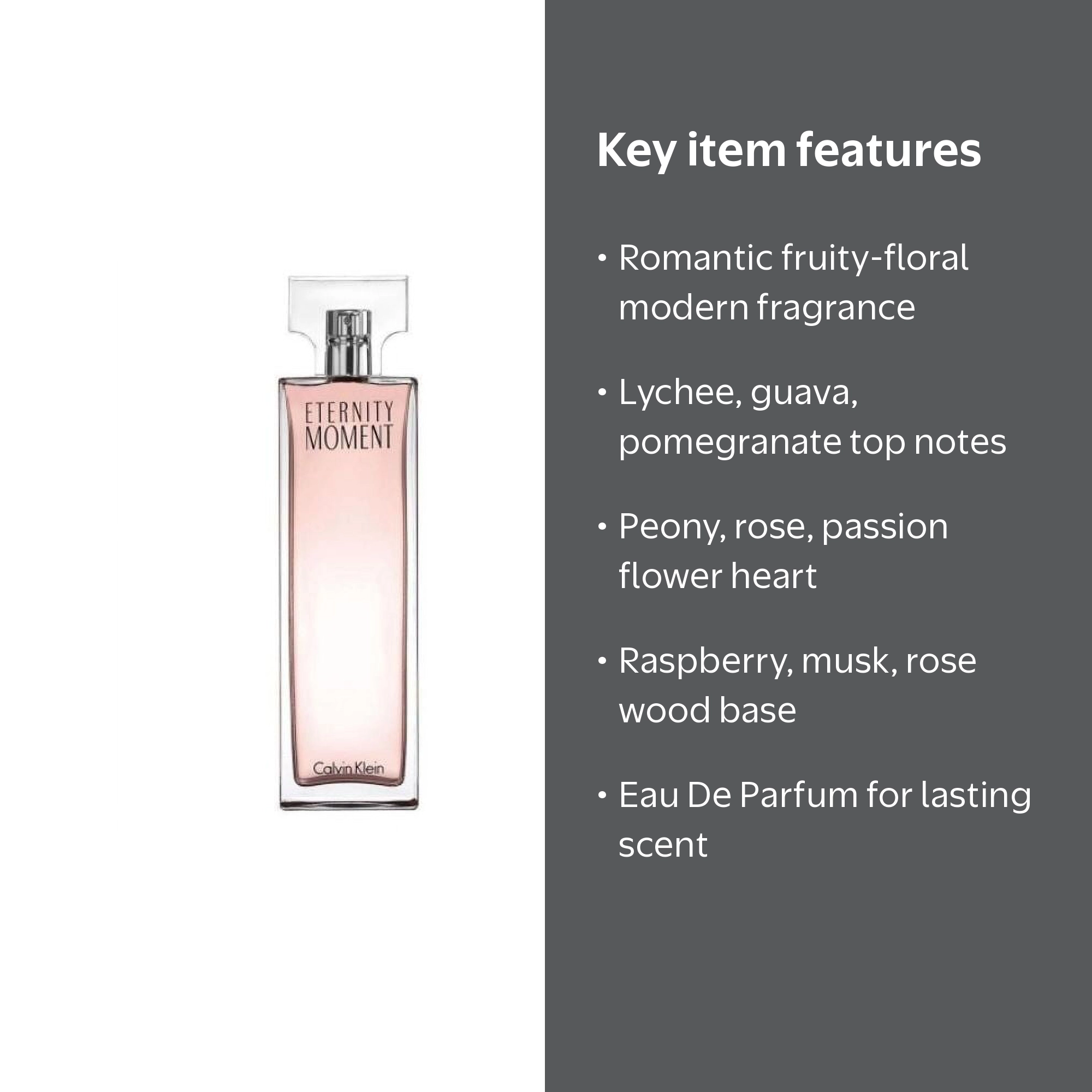 Calvin Klein Eternity Moment Women's Fragrance, 3.4 Oz Eau de