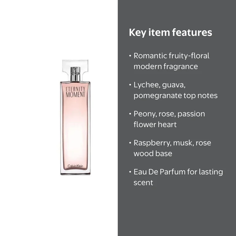 Calvin Klein Eternity Moment Women's Fragrance, 3.4 Oz Eau de