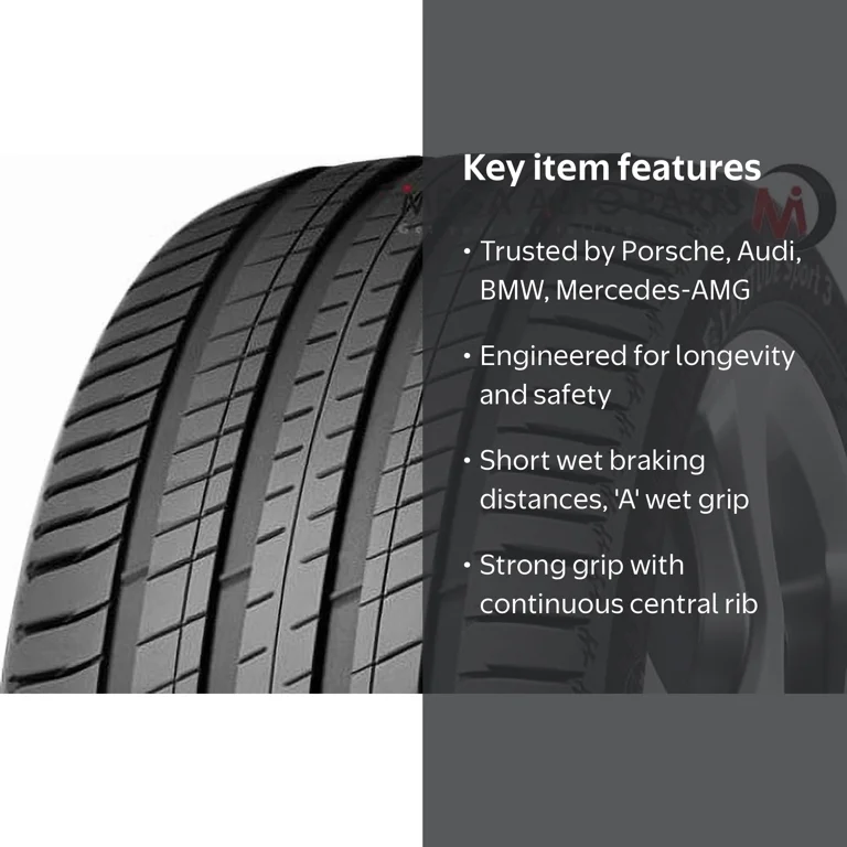 Michelin Latitude Sport 3 Summer 275/45R21 107Y Tire Fits: 2020-23