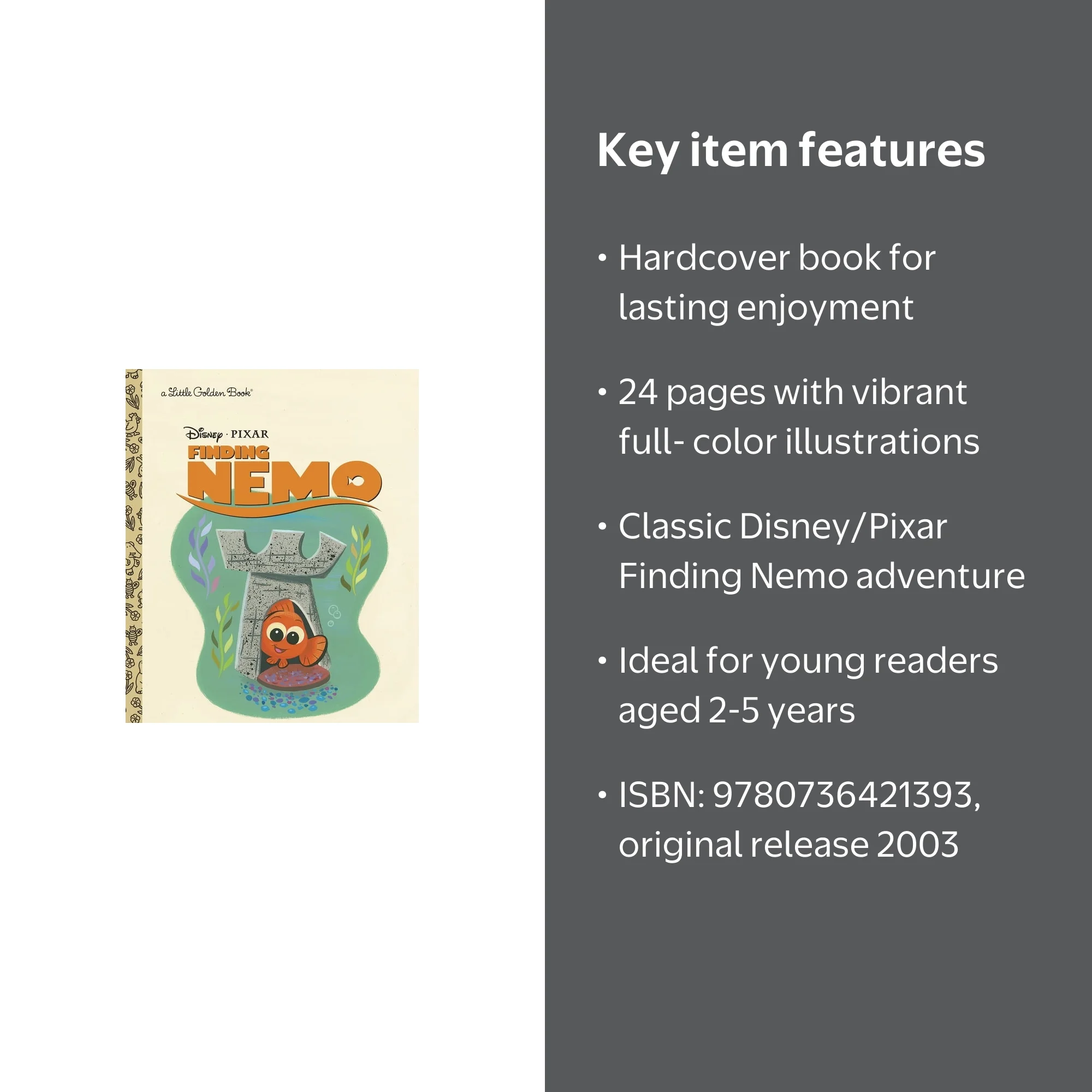 Little Golden Book Finding Nemo Little Golden Book (Disney/Pixar