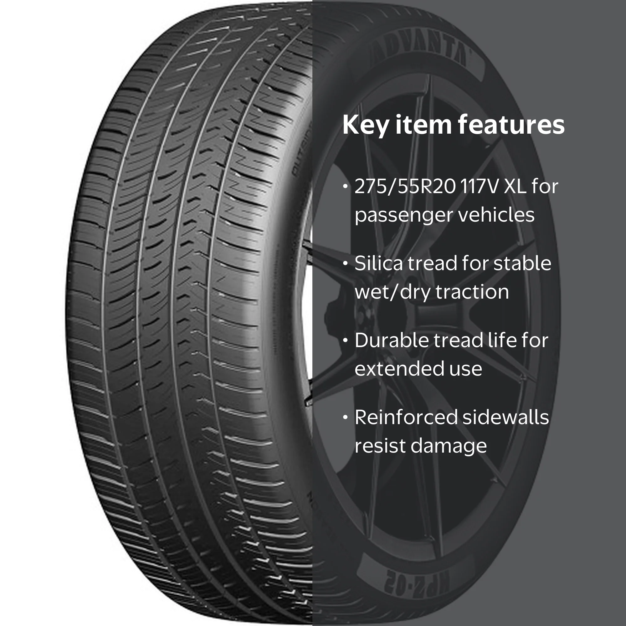 Advanta HPZ-02 Performance 275/55R20 117V XL Passenger Tire