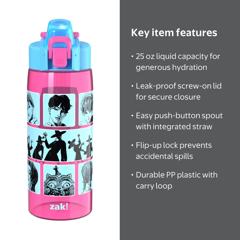 Zak Designs 25oz Kpop Demon Hunters Durable Plastic Jubilation
