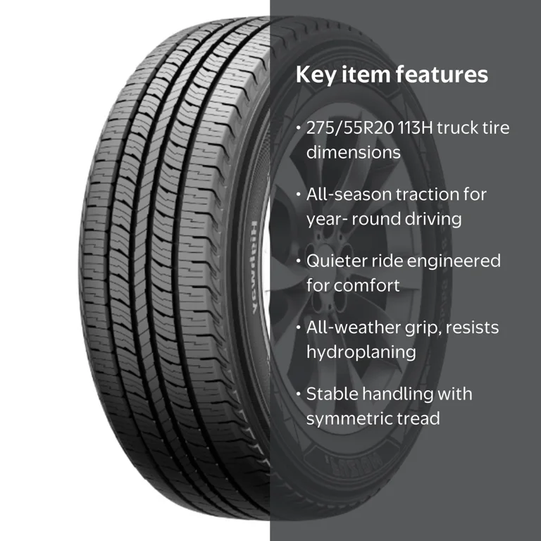 Fuzion Highway All Season Passenger Tire, 275/55R20 113H - Fits