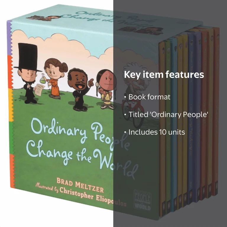 Ordinary People Change the World 10 Book Boxed Set - Walmart.com
