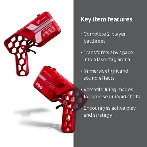 FAO Schwarz Laser Tag Action Pack 2-Player Battle Set - Walmart.com