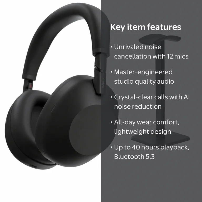 Sony WH-1000XM6 Wireless Noise Canceling Closed Back Over-Ear Sony WH-1000XM6 Wireless Noise Canceling Closed Back Over-Ear
