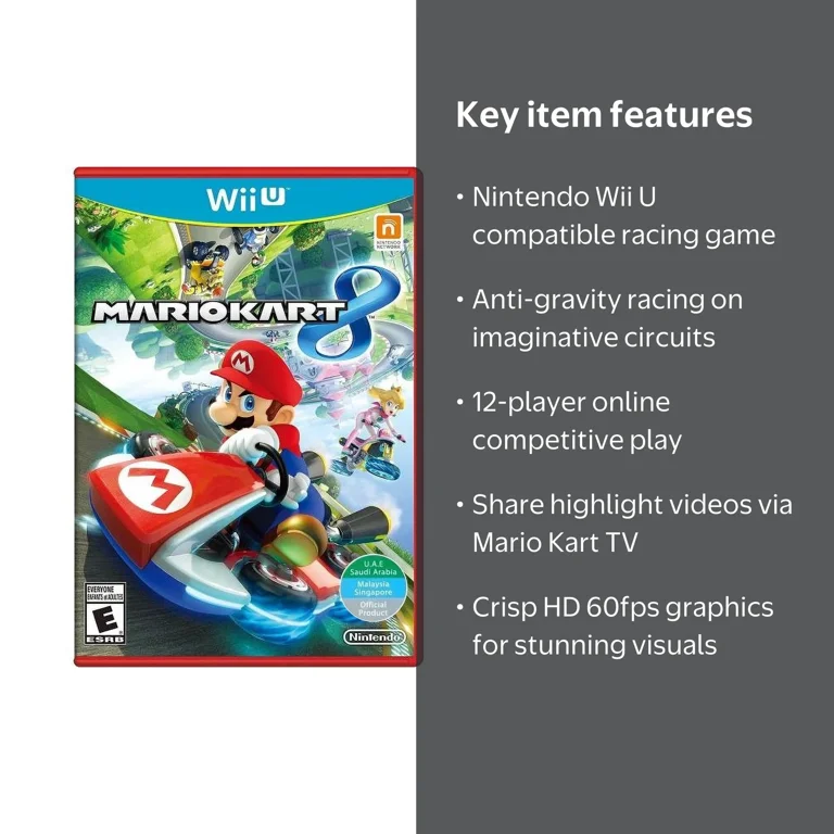 Mario Kart 8 (Nintendo Wii U) - Walmart.com