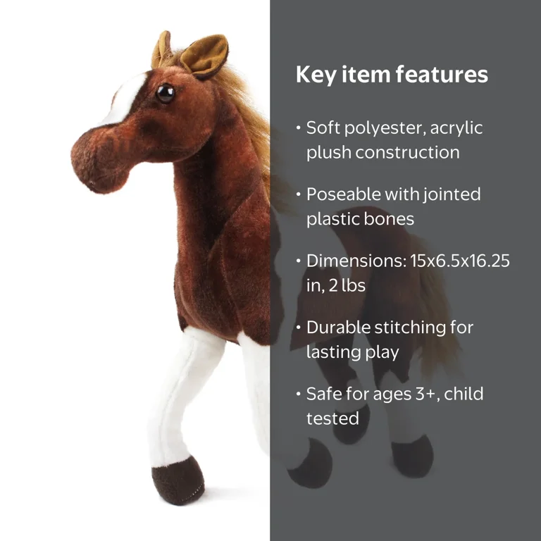 VIAHART, 16 Inch Stuffed Animal Plush, Hanna the Horse - Walmart.com