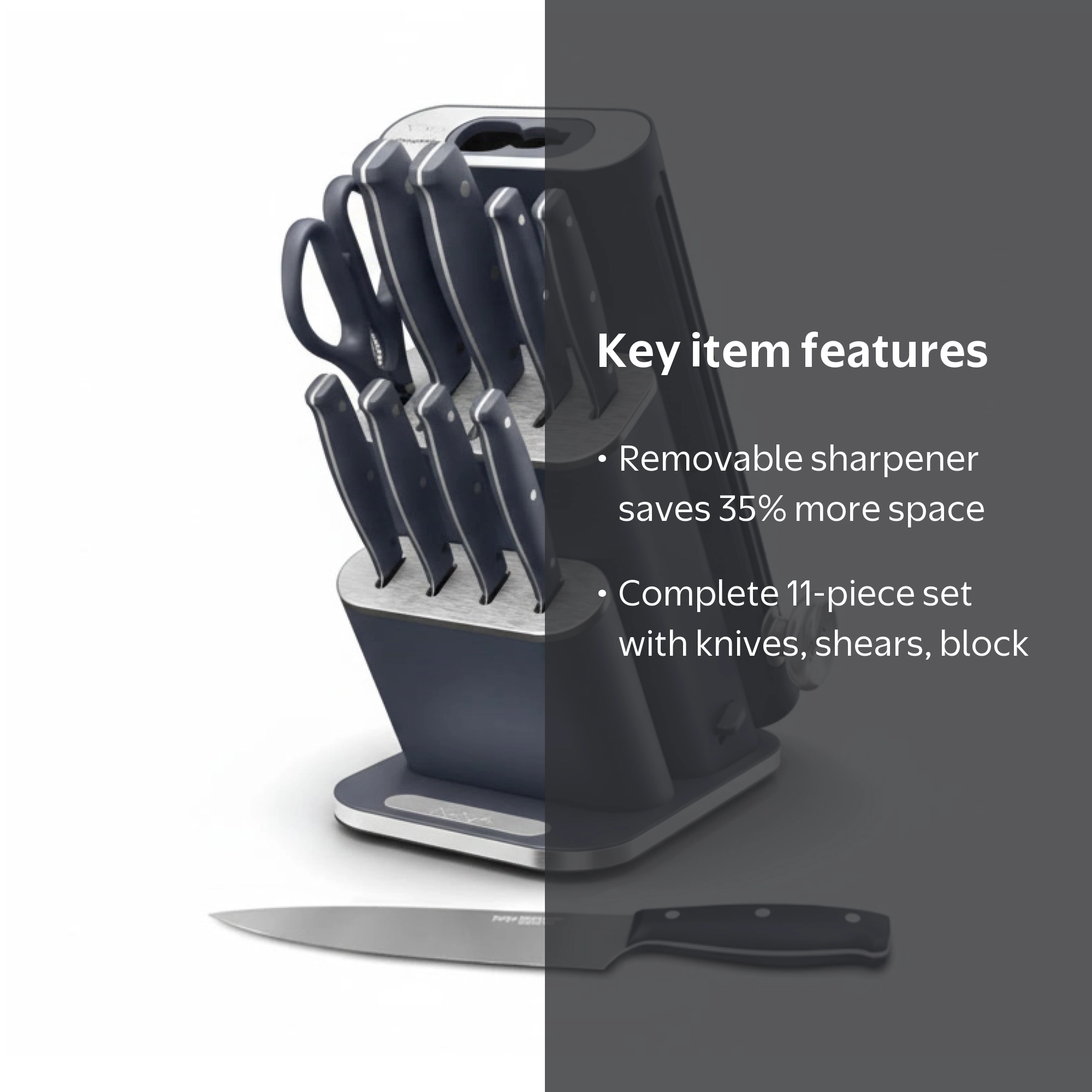 Ninja NeverDull Razor-Sharp 11-Piece Knife System with Removable