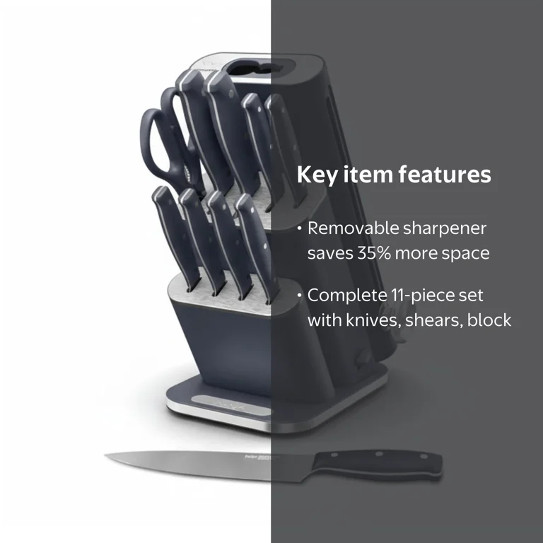 Ninja NeverDull Razor-Sharp 11-Piece Knife System with Removable