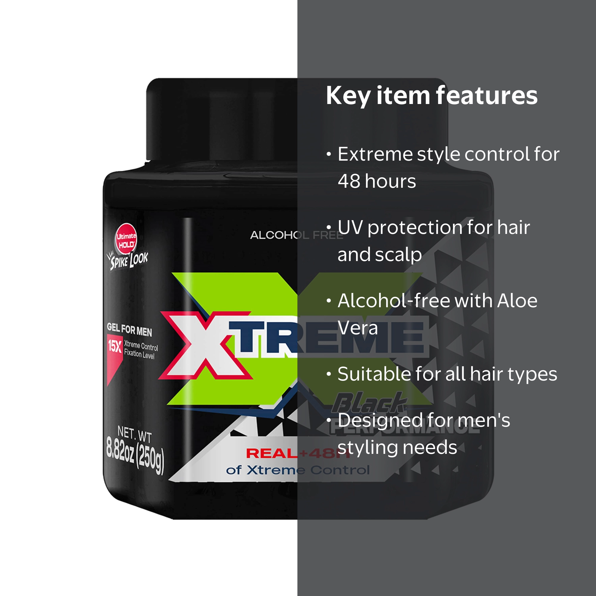 Xtreme Reaction UV Protection Professional Hair Styling Gel