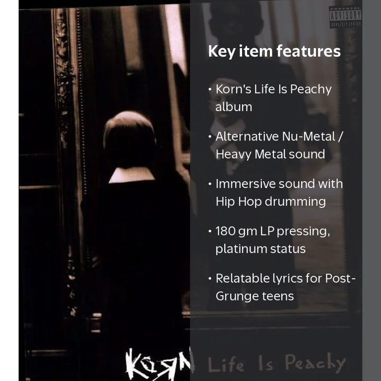 Music on Vinyl, Vinyl LP, Life Is Peachy, Import 180 gm - Walmart.com